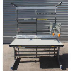 Used Electronics Assembly Adjustable Workbench ESD